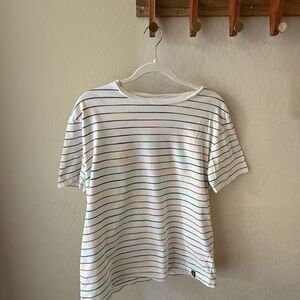 Scotch & Soda Multicolor Striped Short Sleeve Tee